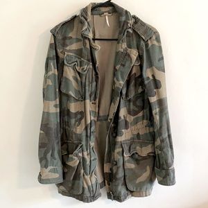 Free People Camo Jacket